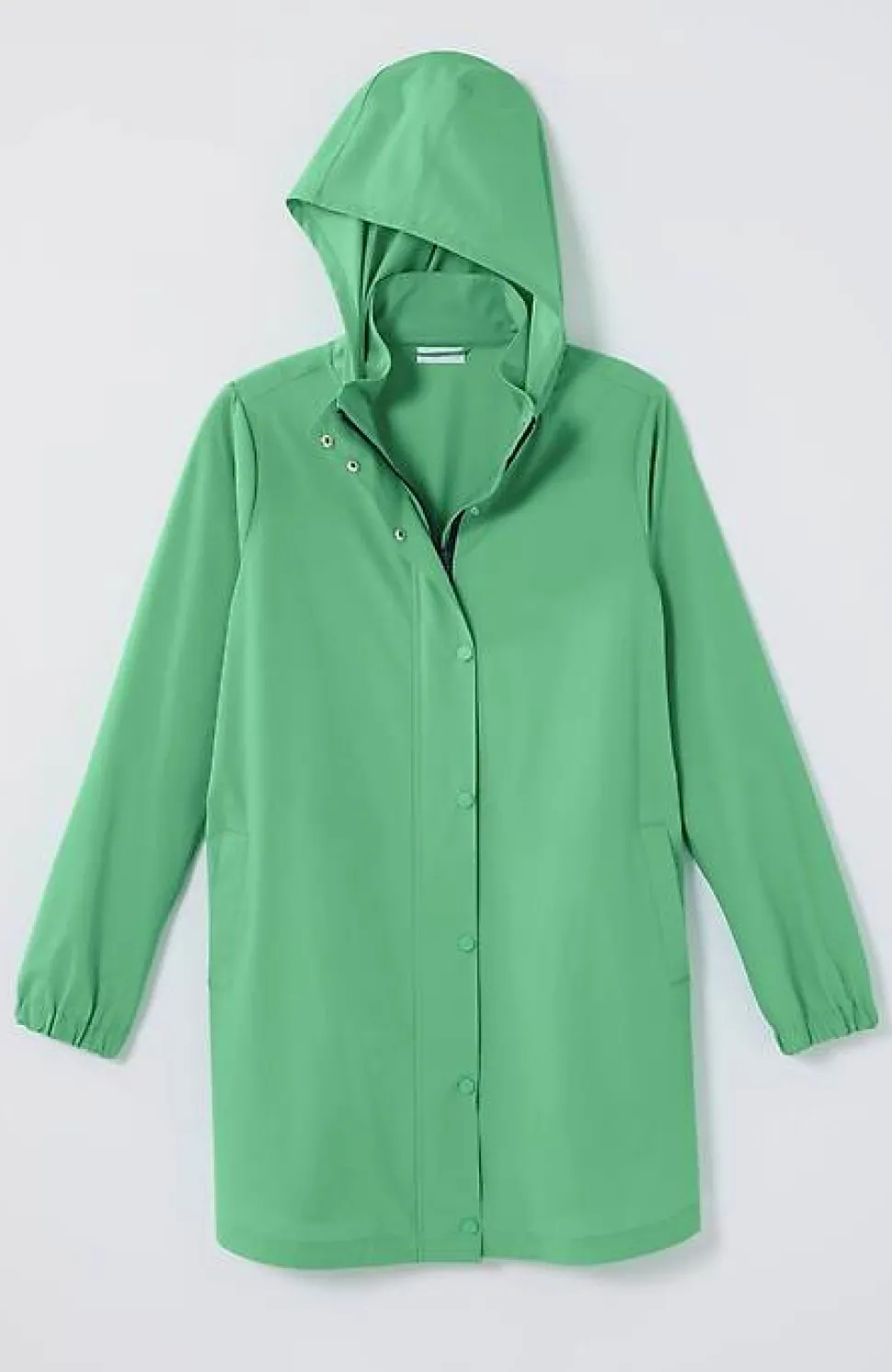 Fit Snap-Front Hooded Anorak | Jjill
