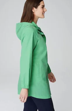 Fit Snap-Front Hooded Anorak | Jjill