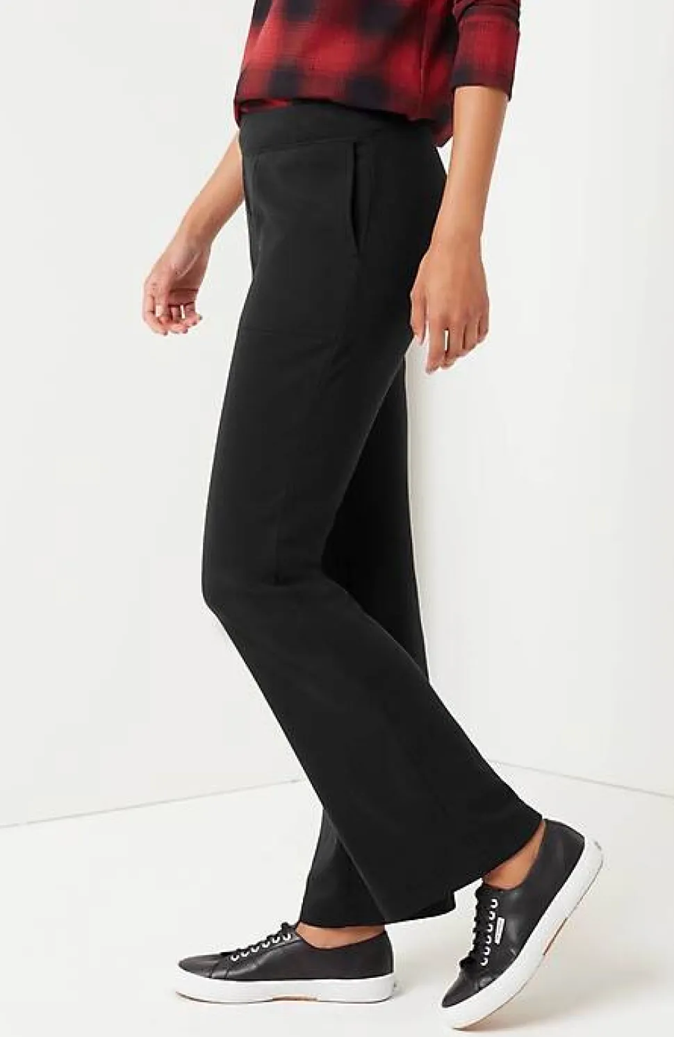 Fit Soft-Brushed Boot-Cut Pants | Jjill