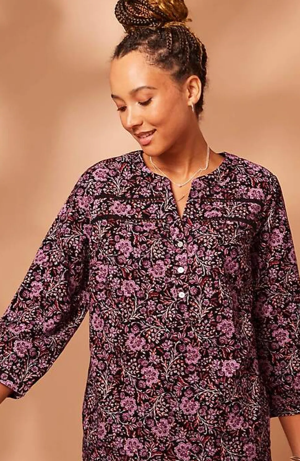 Floral Corduroy Top | Jjill
