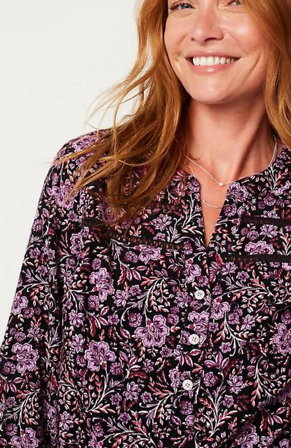 Floral Corduroy Top | Jjill