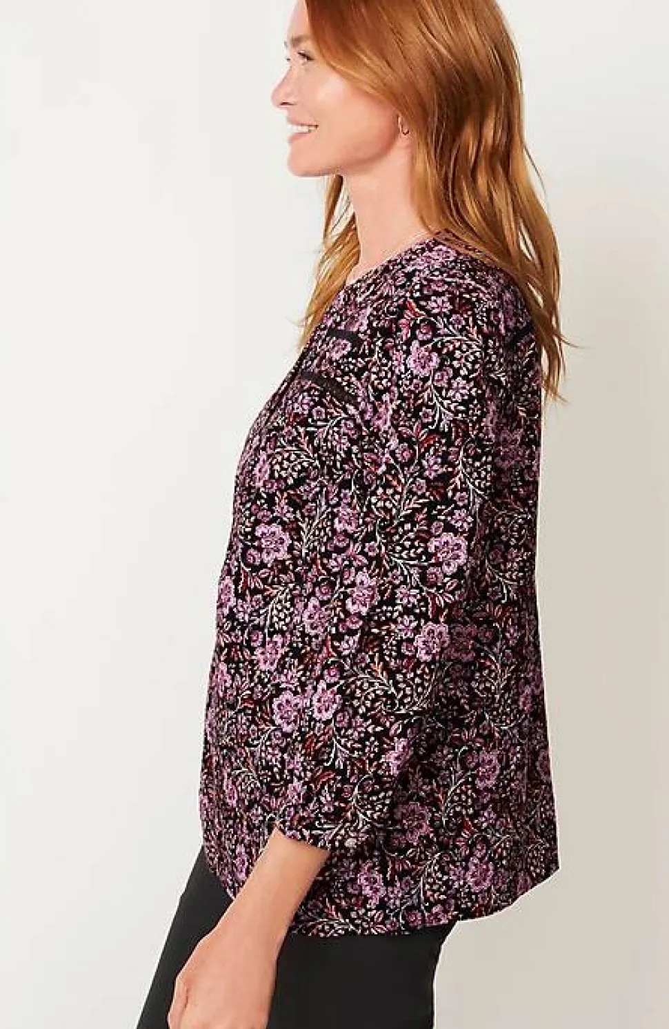 Floral Corduroy Top | Jjill