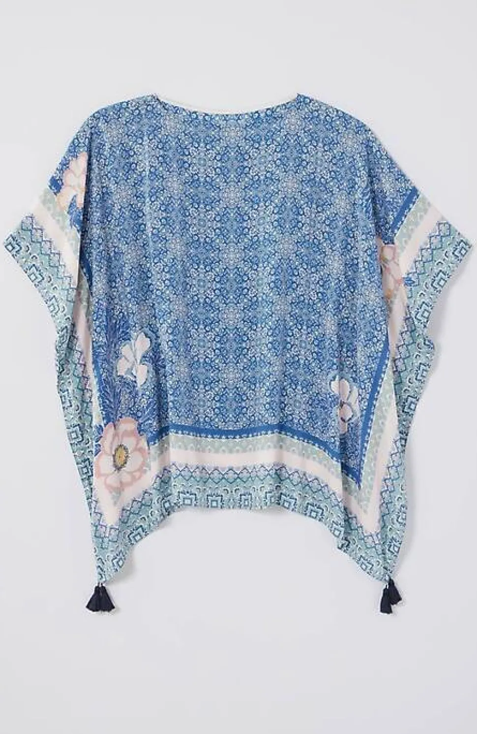 Floral Medallion Poncho | Jjill