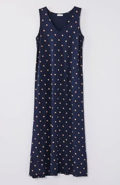 Flounced-Hem Midi Dress | Jjill