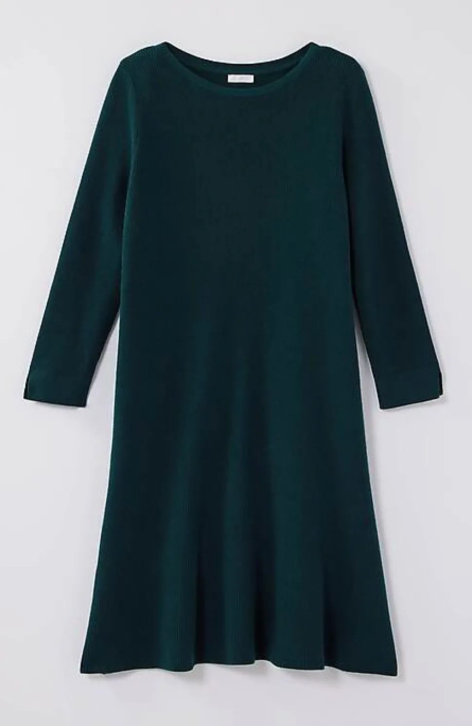 Flounced-Hem Sweater Dress | Jjill