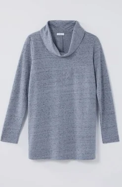 French Terry Cowl-Neck Tunic | Jjill