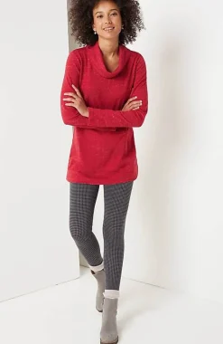 French Terry Cowl-Neck Tunic | Jjill