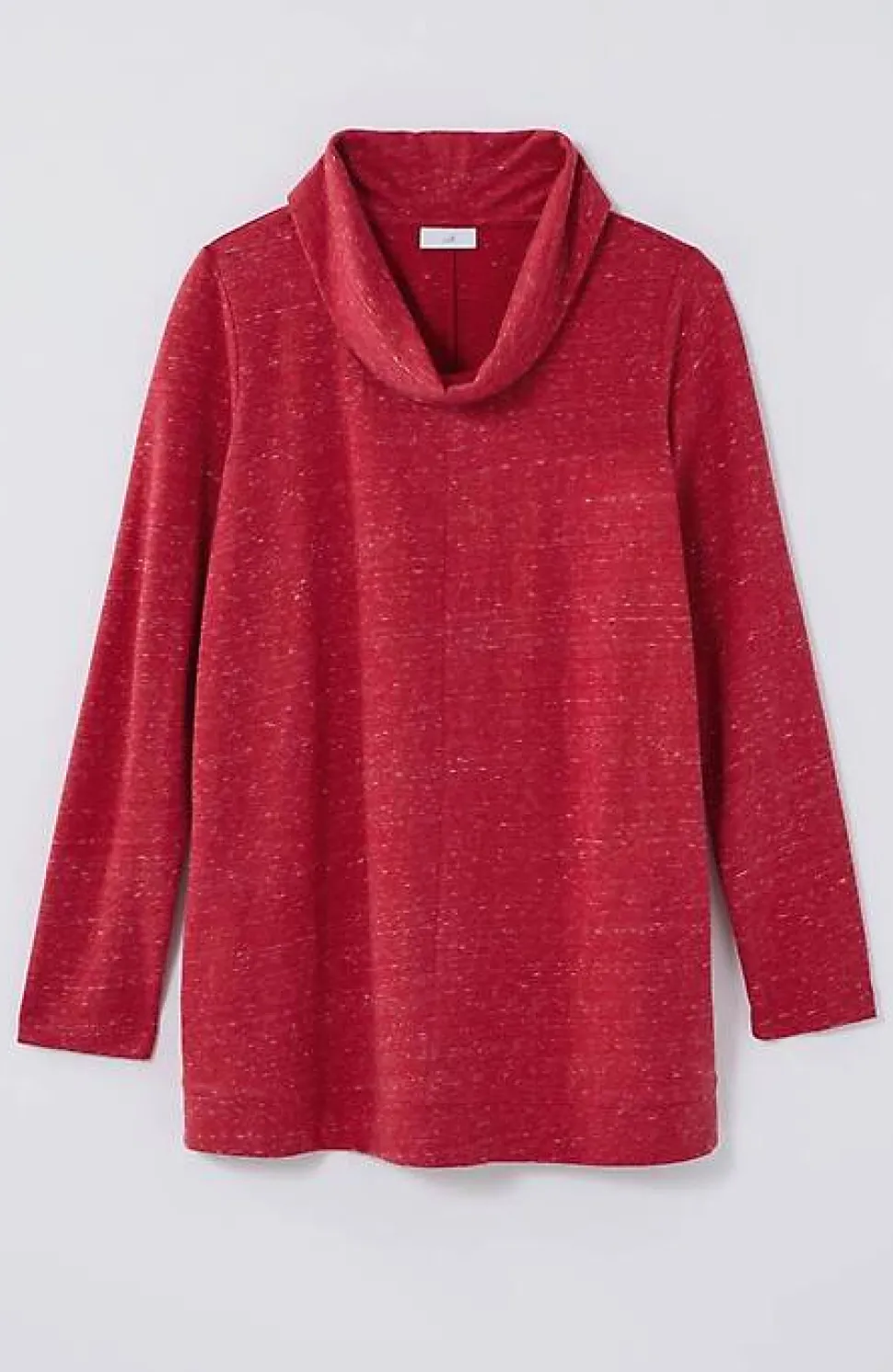 French Terry Cowl-Neck Tunic | Jjill