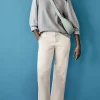 French Terry Textured-Sleeve Top | Jjill