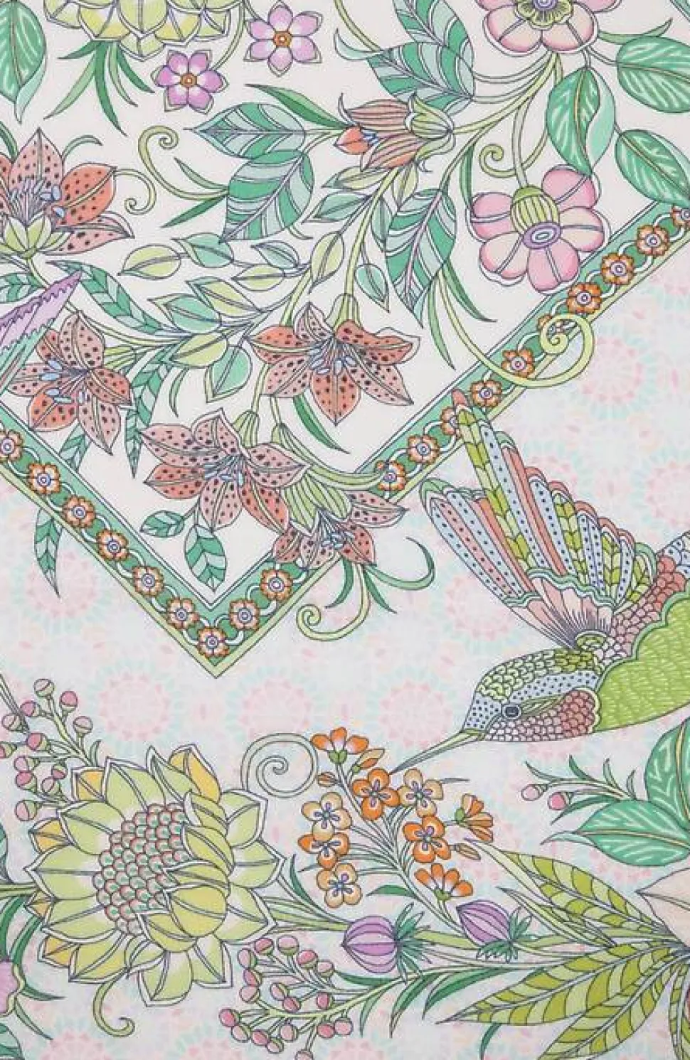 Garden-Scene Square Scarf | Jjill