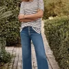 High-Rise Button-Fly Jeans | Jjill