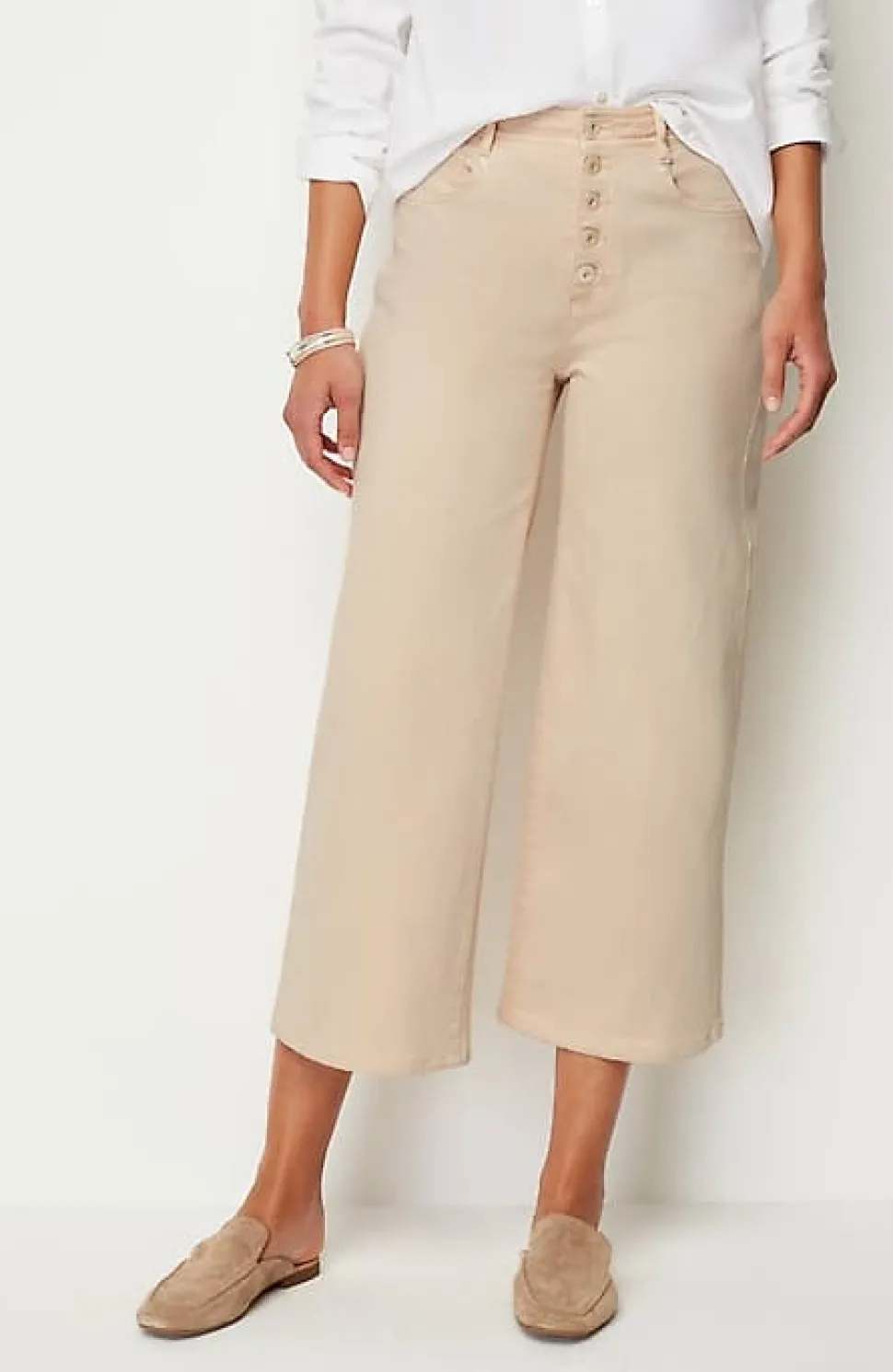 High-Rise Button-Fly Jeans | Jjill