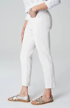 High-Rise Fringe-Hem Crops | Jjill