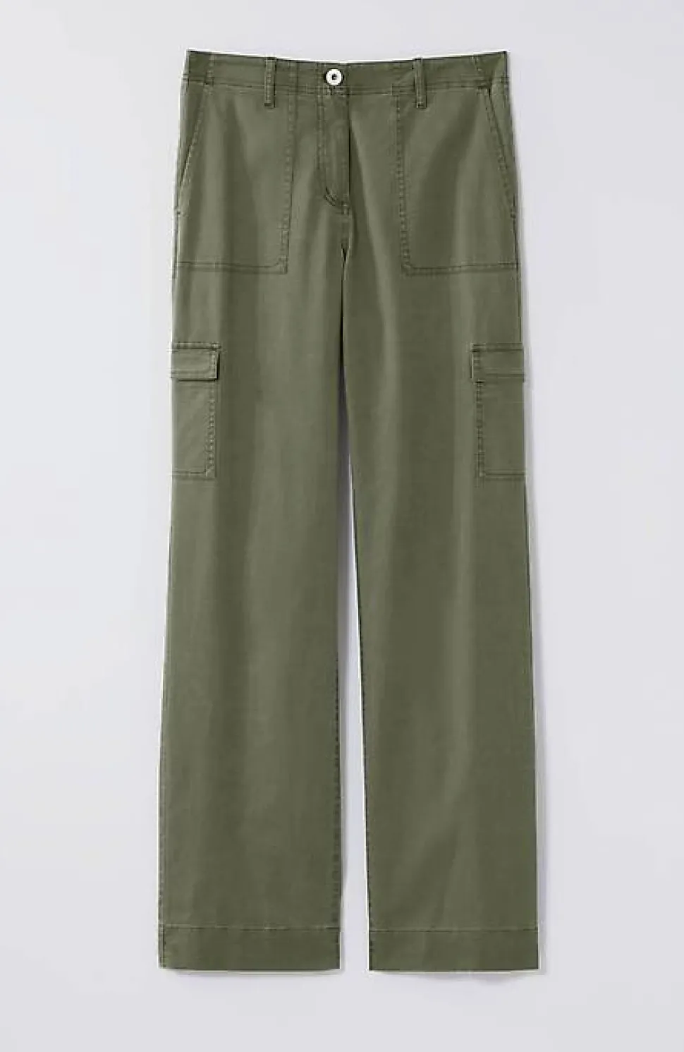 High-Rise Wide-Leg Cargo Pants | Jjill