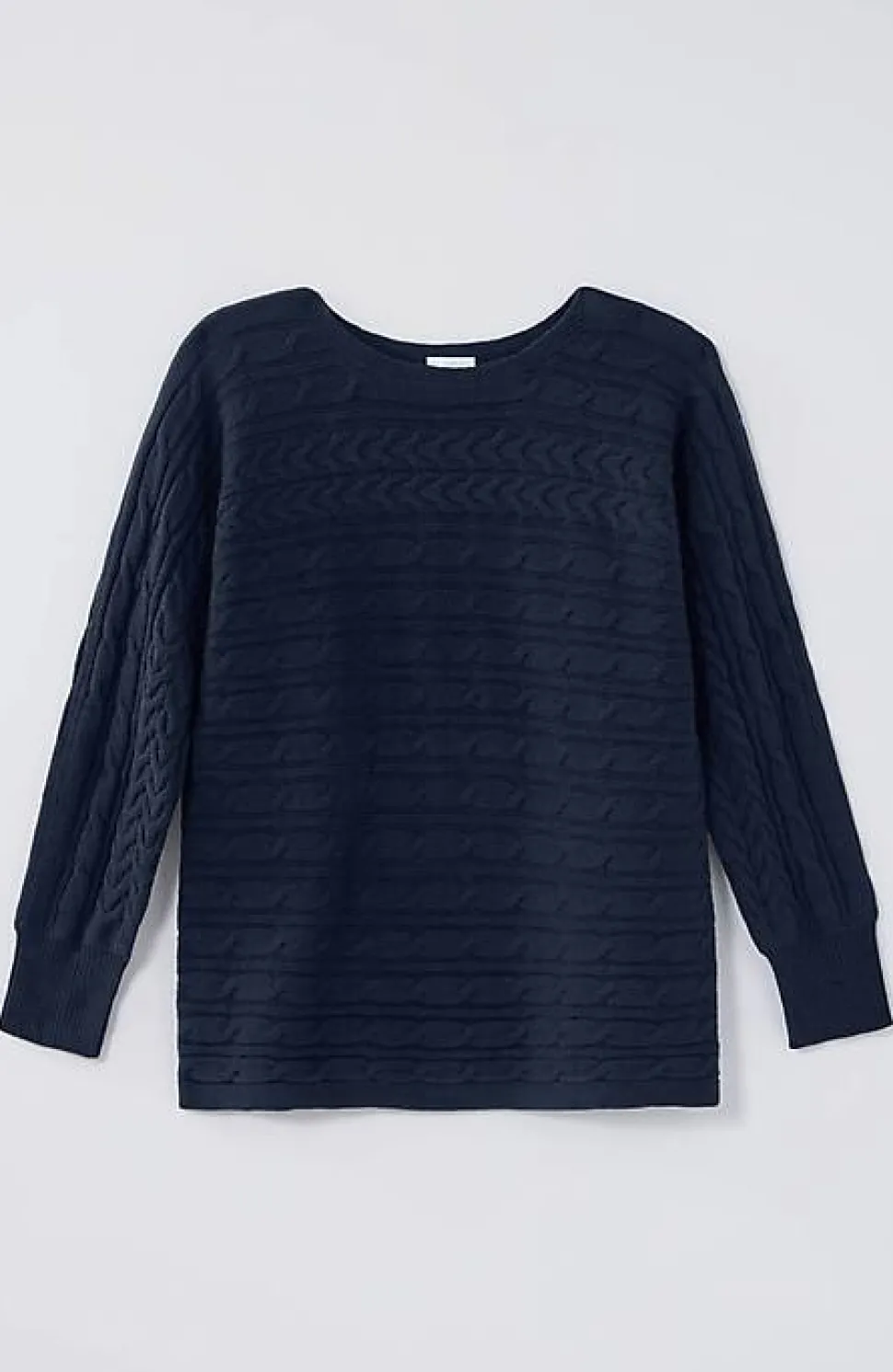 Horizontal-Cabled Sweater | Jjill