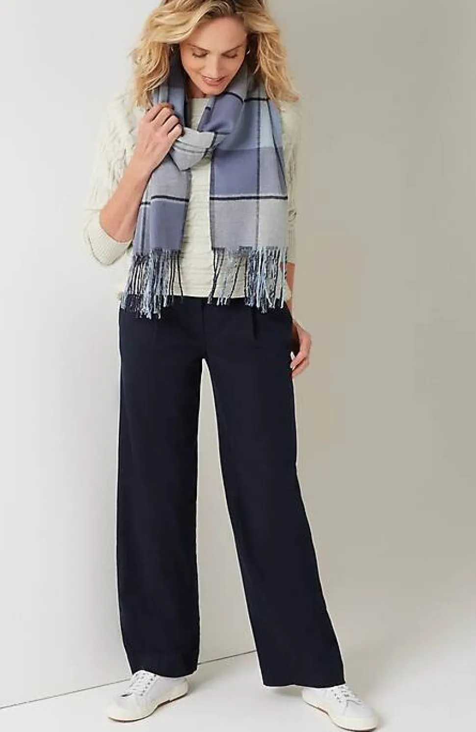 Horizontal-Cabled Sweater | Jjill