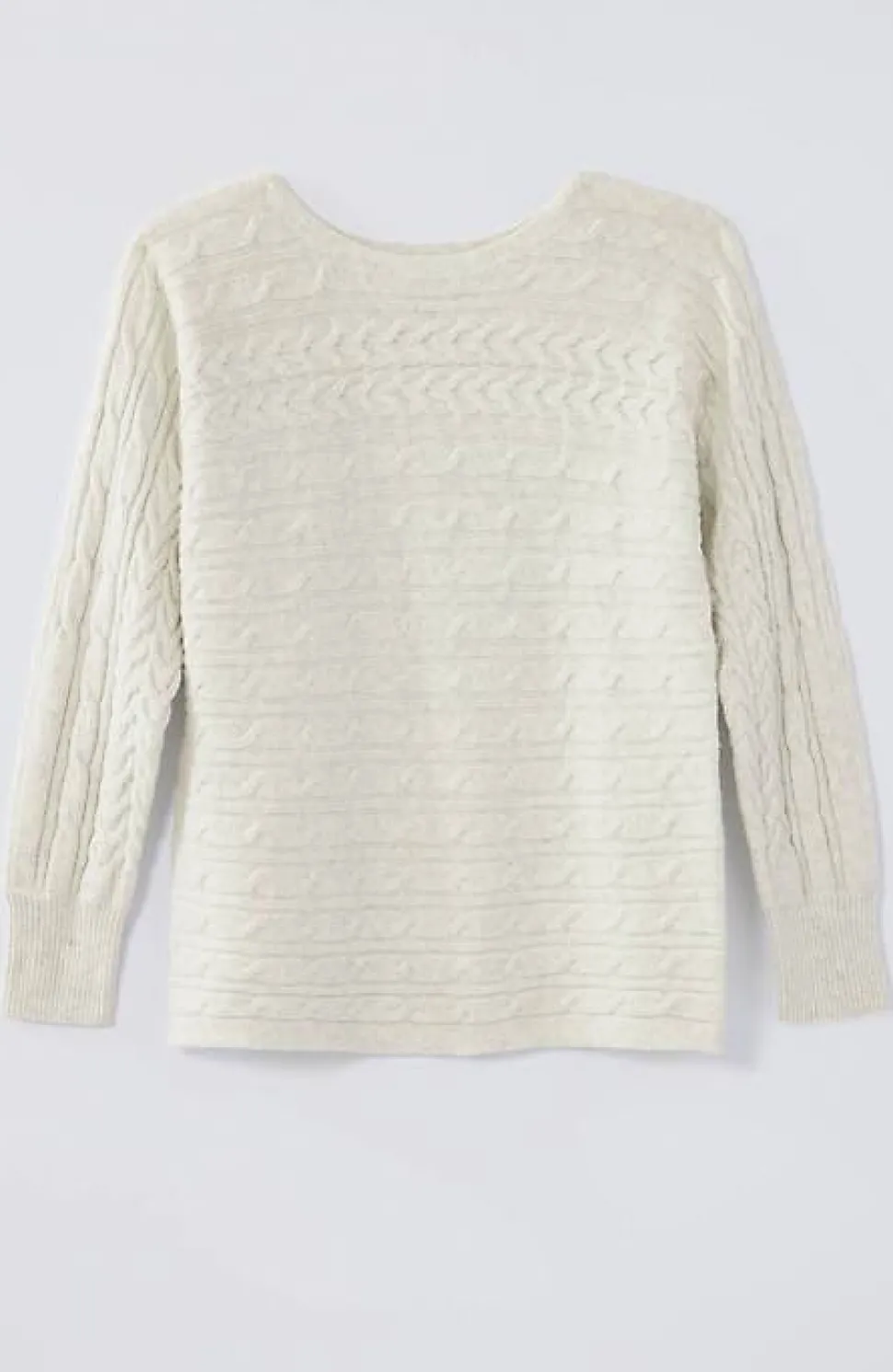 Horizontal-Cabled Sweater | Jjill
