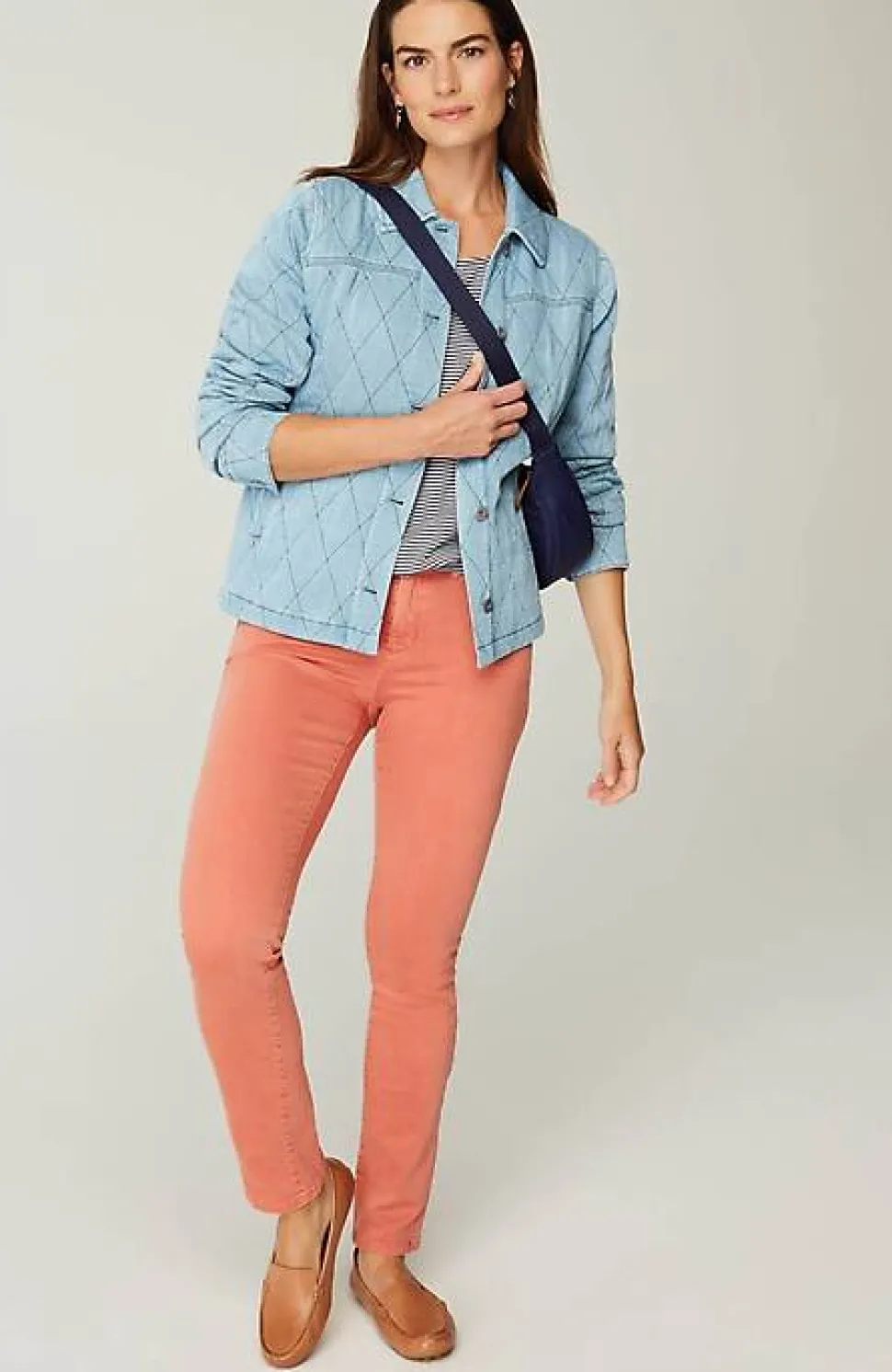 Indigo Quilted Jacket | Jjill