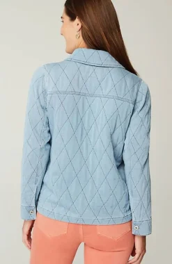 Indigo Quilted Jacket | Jjill