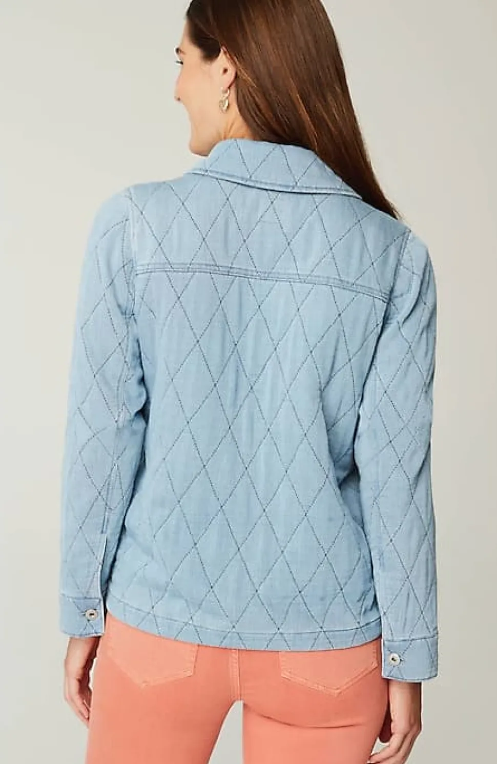 Indigo Quilted Jacket | Jjill