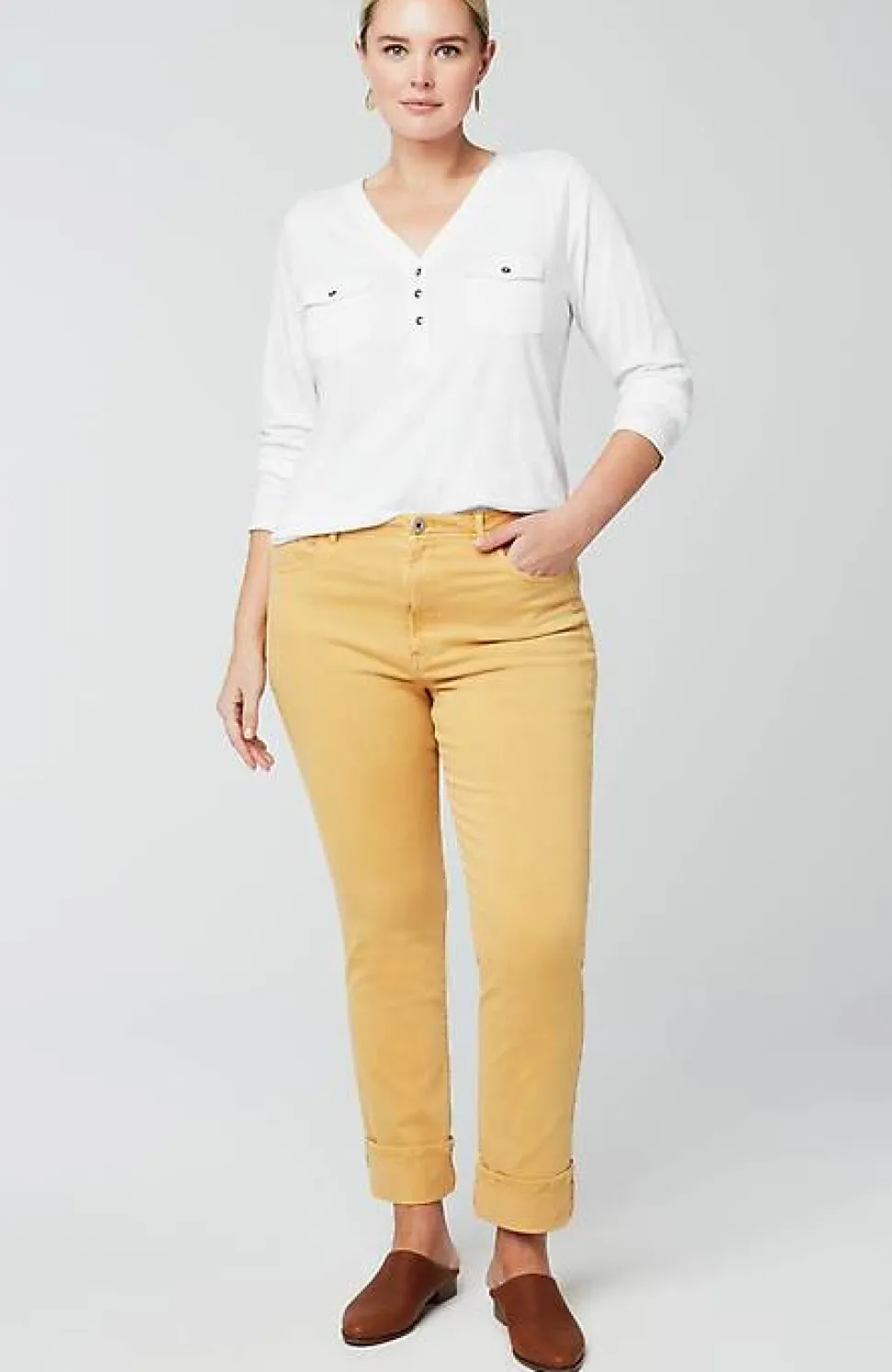 Knit Patch-Pocket Camp Shirt | Jjill