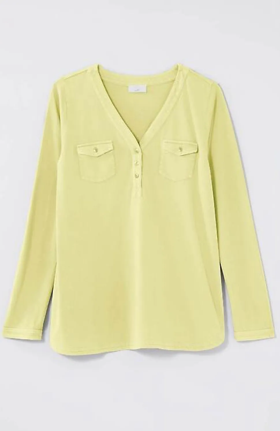 Knit Patch-Pocket Camp Shirt | Jjill