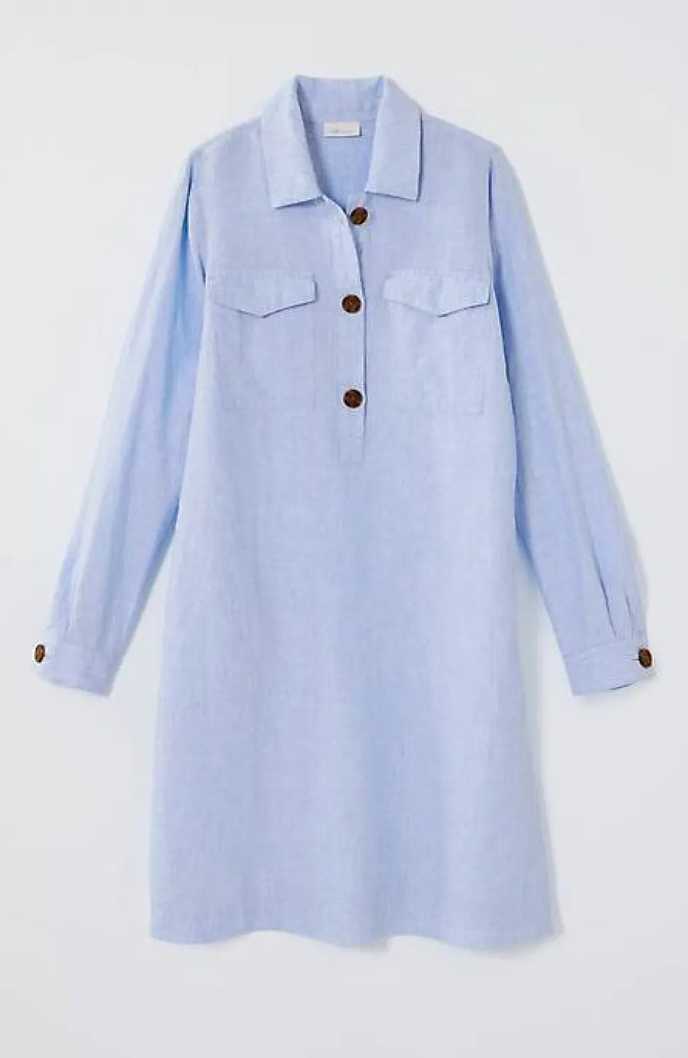 Linen Popover Shirtdress | Jjill