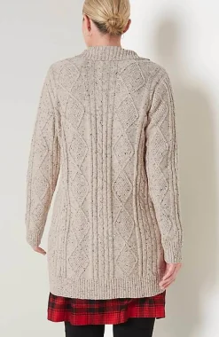 Long Cabled Cardi | Jjill