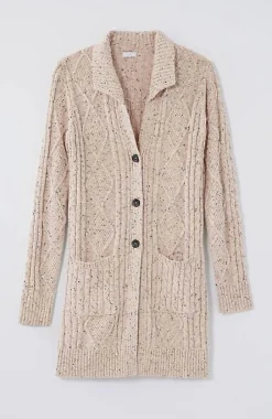 Long Cabled Cardi | Jjill