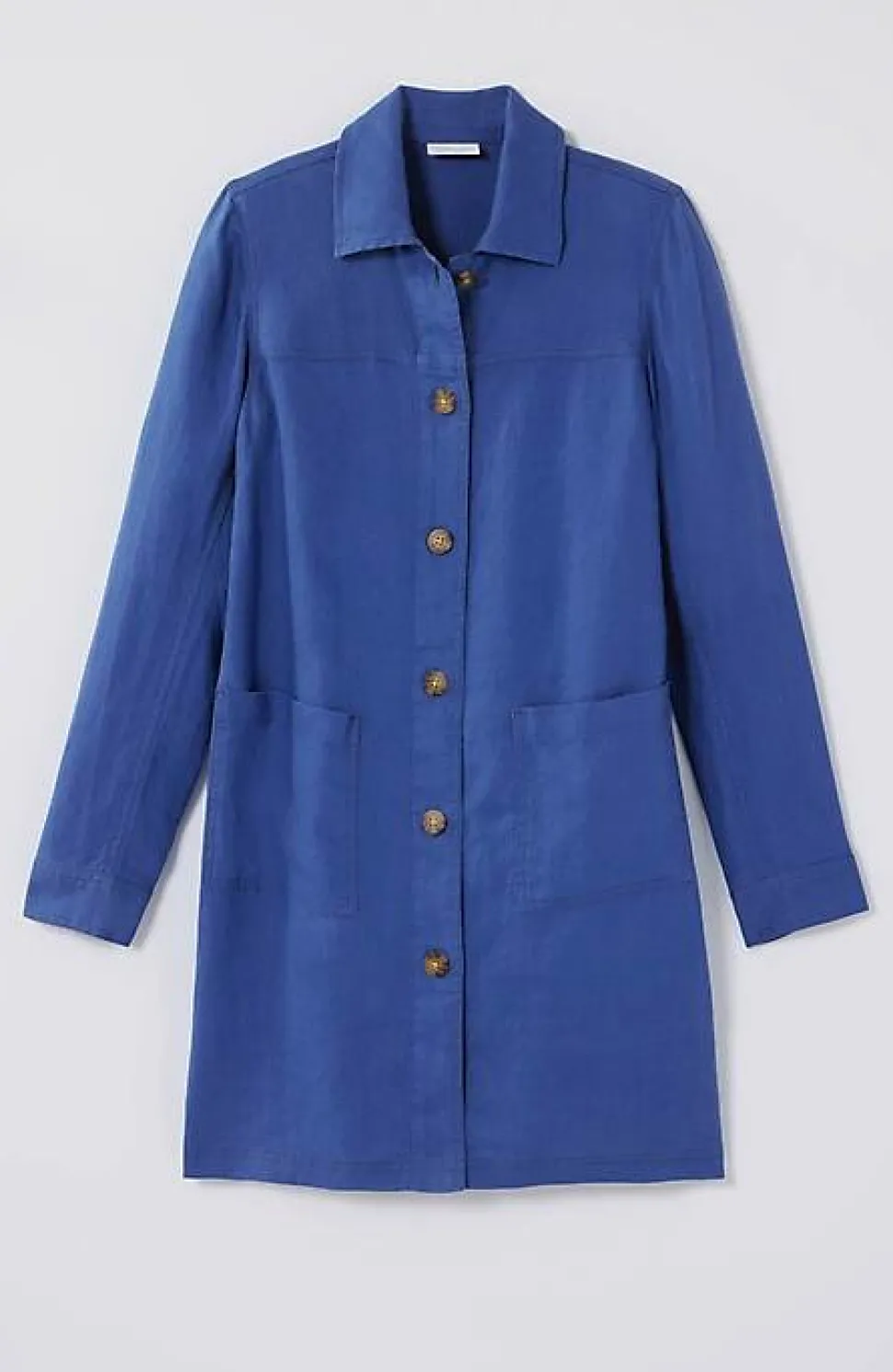 Long Linen Duster Jacket | Jjill