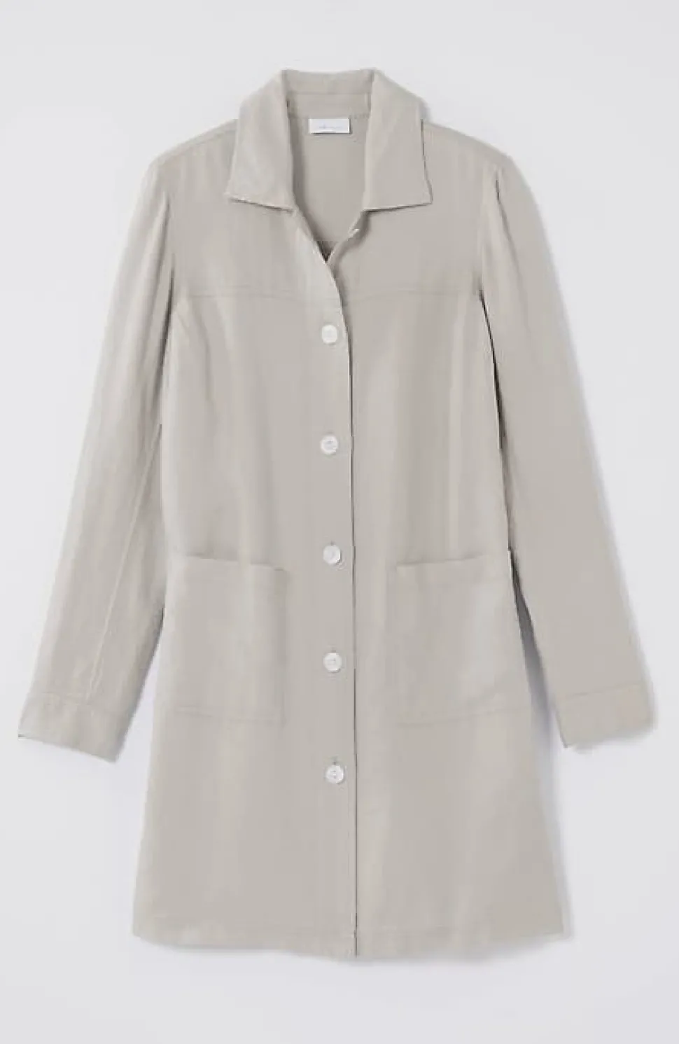 Long Linen Duster Jacket | Jjill