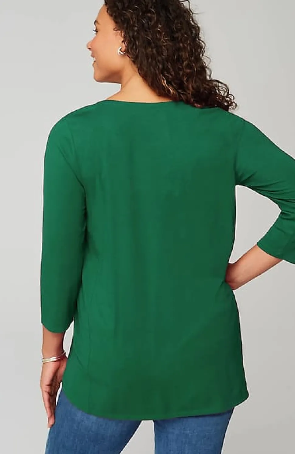 Luxe Supima® A-Line Tunic | Jjill