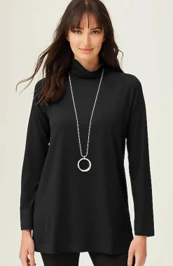 Luxe Supima® Everyday Turtleneck Tunic | Jjill
