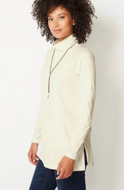 Luxe Supima® Everyday Turtleneck Tunic | Jjill