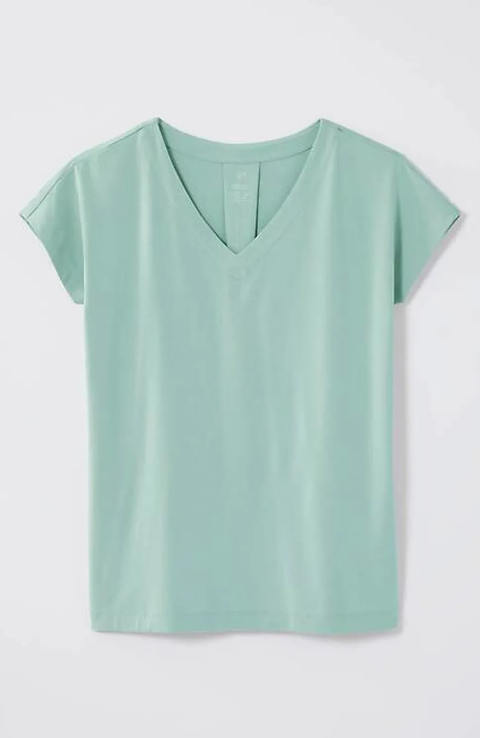 Luxe Supima® Pleat-Back Tee | Jjill