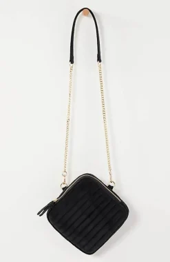 Luxe Velvet Quilted Purse | Jjill