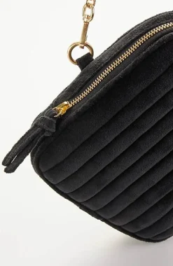 Luxe Velvet Quilted Purse | Jjill