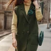Majestic Double-Breasted Sweater Gilet | Jjill