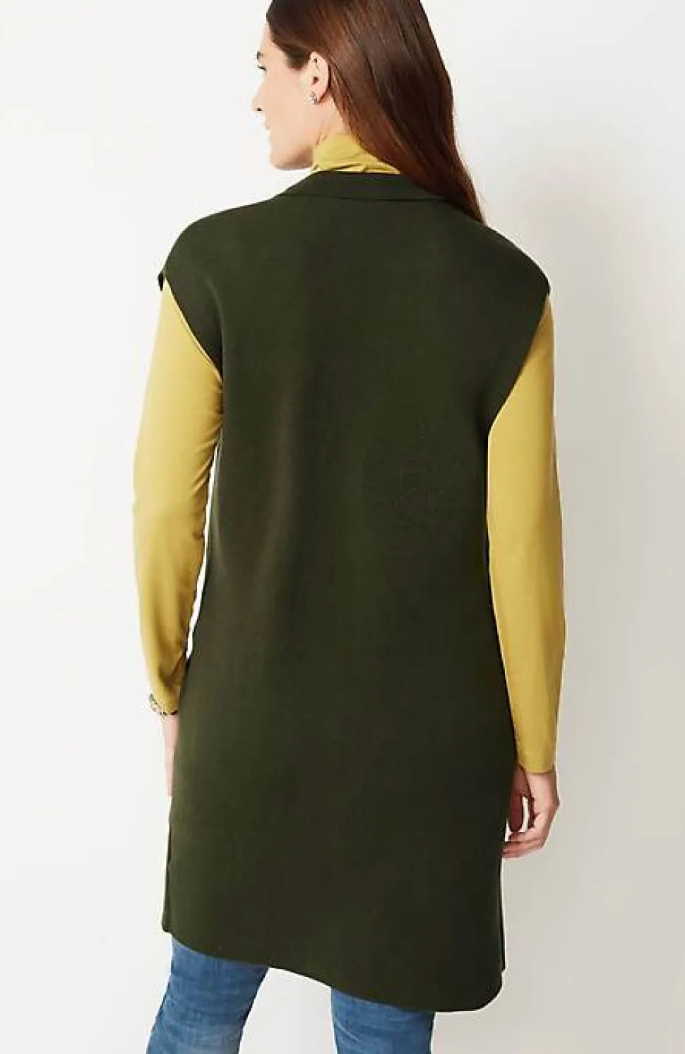 Majestic Double-Breasted Sweater Gilet | Jjill