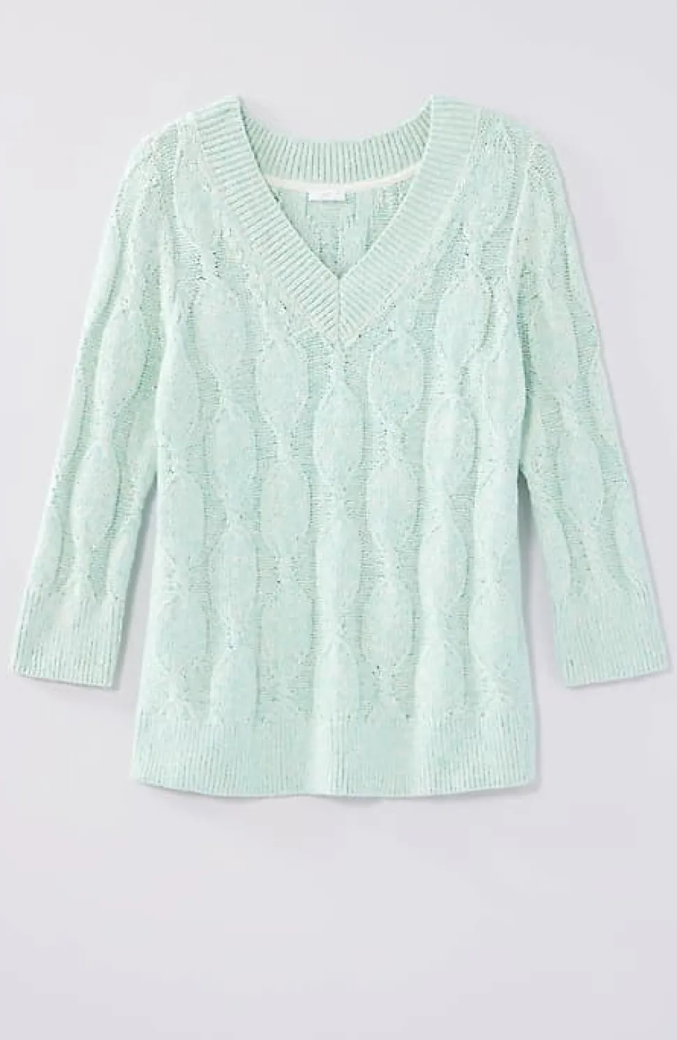 Marled Cable Sweater | Jjill