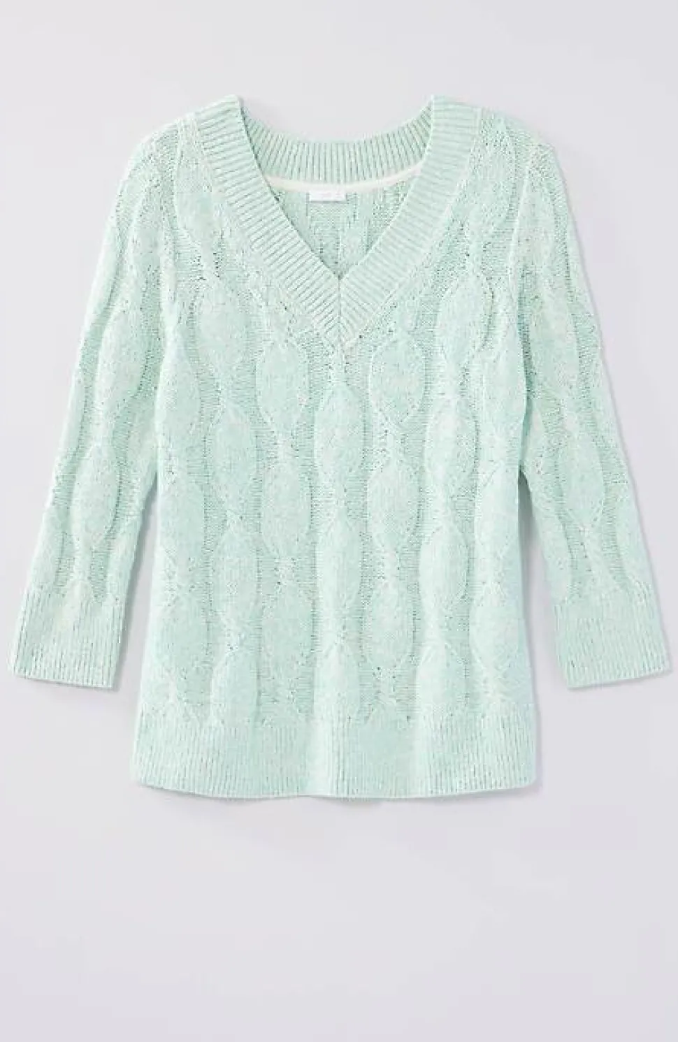 Marled Cable Sweater | Jjill