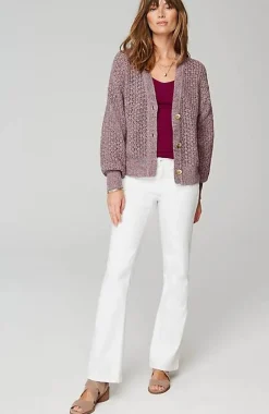 Mixed-Colors Textured Cardi | Jjill