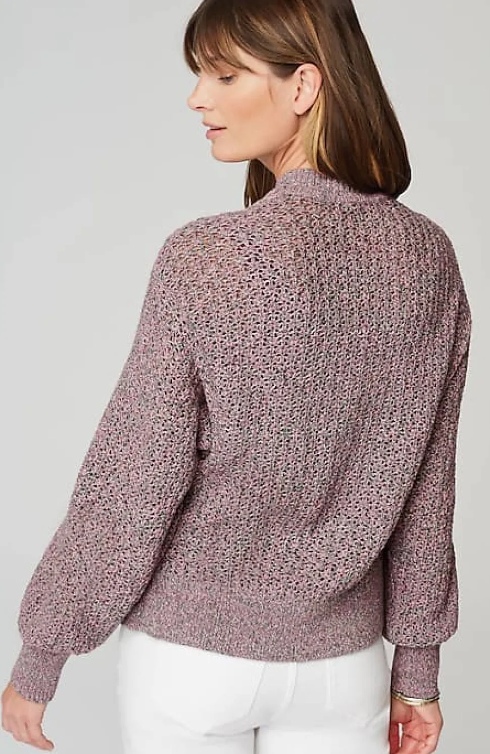 Mixed-Colors Textured Cardi | Jjill