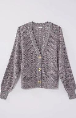 Mixed-Colors Textured Cardi | Jjill