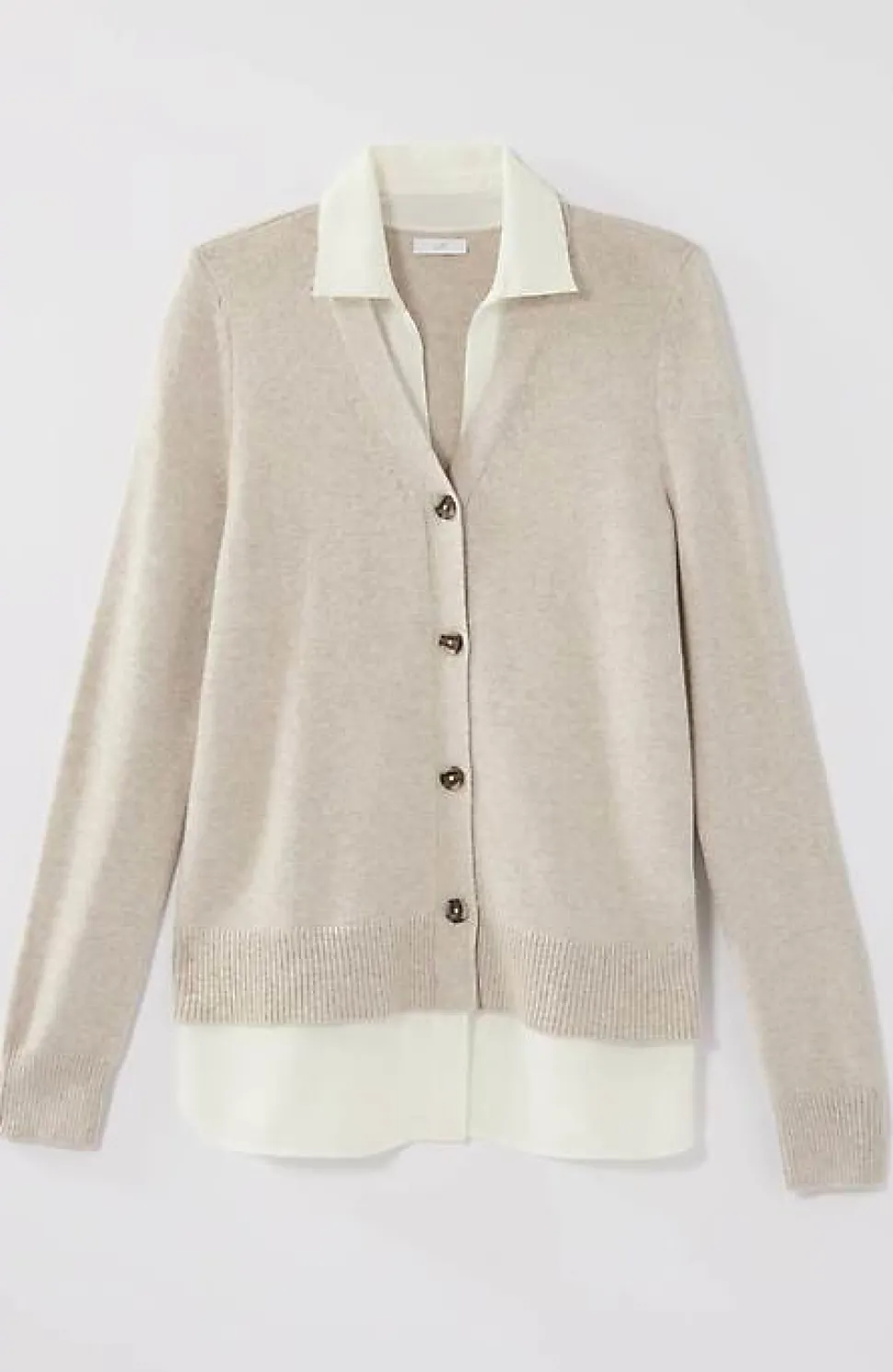 Mixed-Media Cardi | Jjill