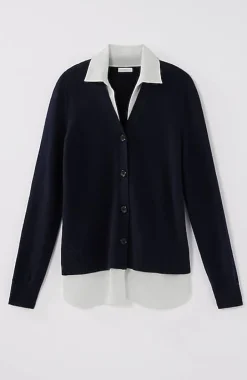 Mixed-Media Cardi | Jjill
