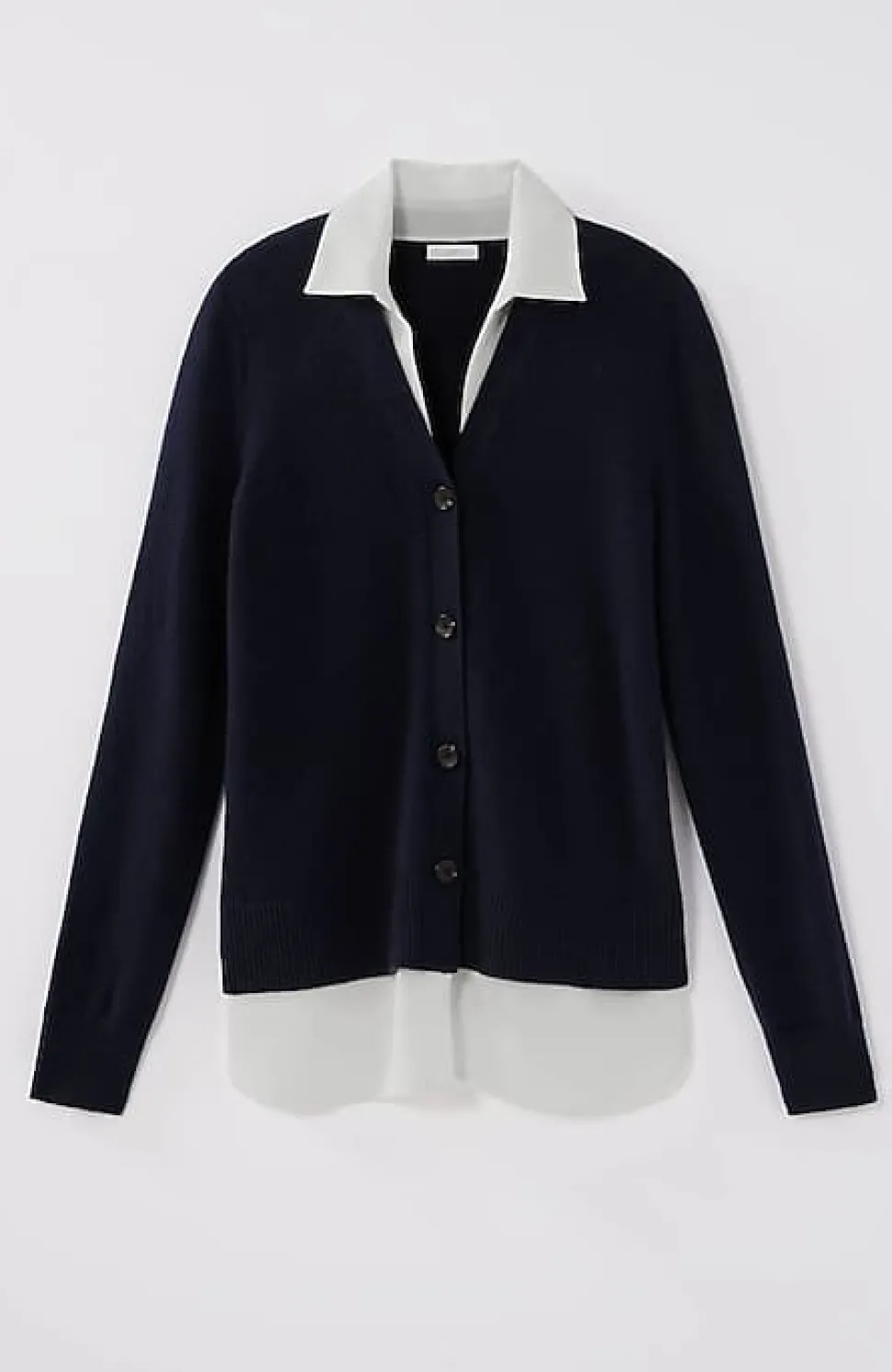 Mixed-Media Cardi | Jjill