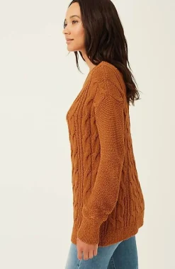 Mixed-Textures Pullover Sweater | Jjill