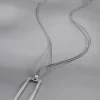 Modern Elements Rectangular Pendant Necklace | Jjill