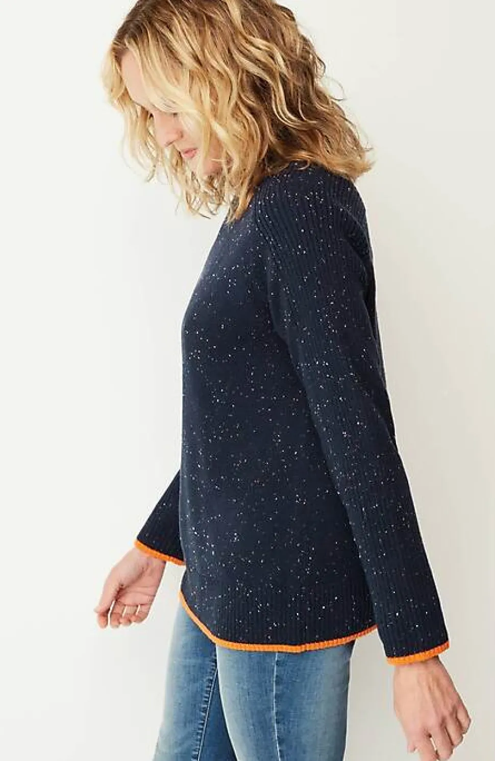 Modern Mock-Neck Sweater | Jjill